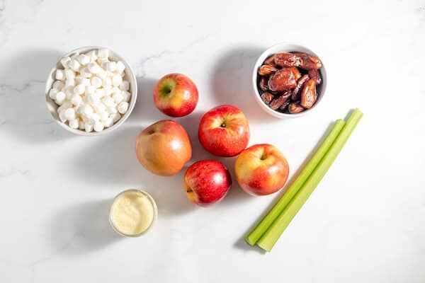 ingredients for making apple salad
