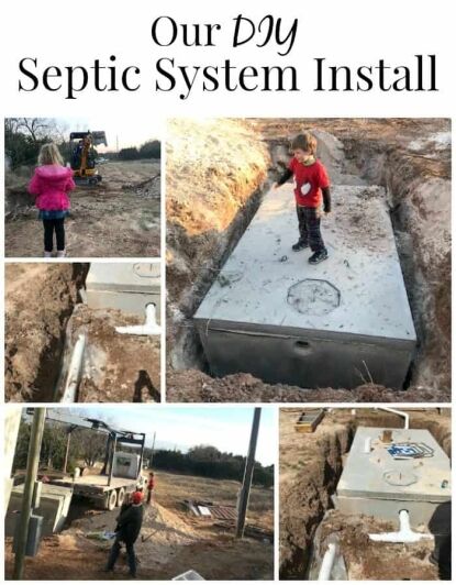 This is how we installed our DIY septic system
