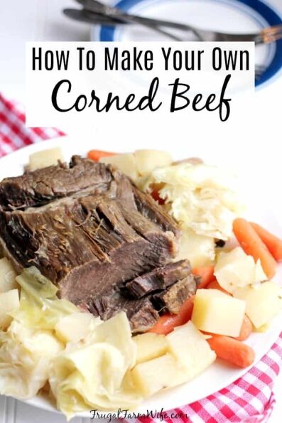 This homemade corned beef, is a Saint Patrick’s Day favorite - and a lot easier to pull of than you’d think!