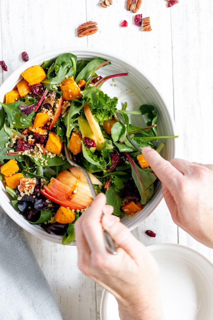 Fall Harvest Salad Recipe | Frugal Farm Wife