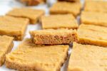 slices of peanut butter sheet cake